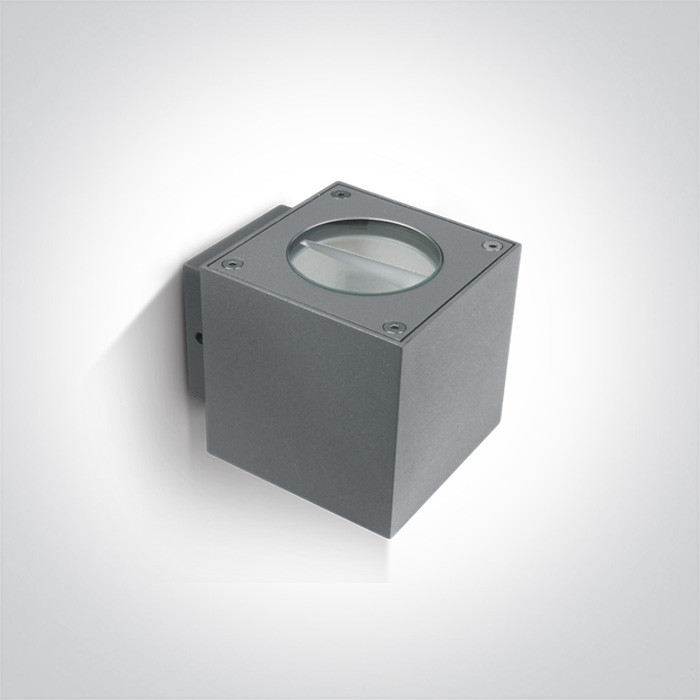 67354/G/W szary kinkiet LED 3000K 2x3W IP54 nieściemnialny zasilacz LED w zestawie 