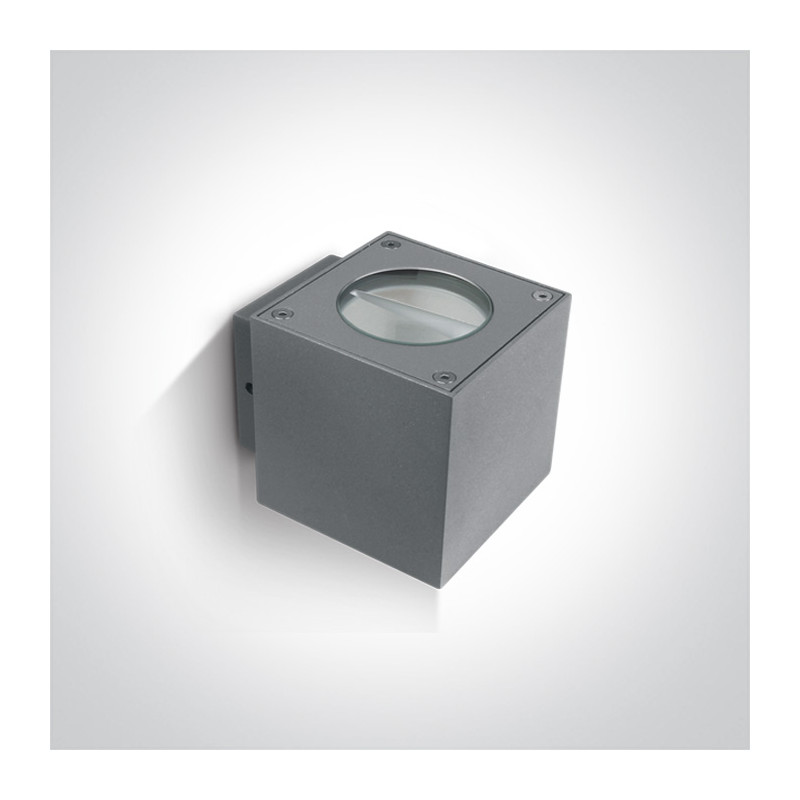 67354/G/W szary kinkiet LED 3000K 2x3W IP54 nieściemnialny zasilacz LED w zestawie 