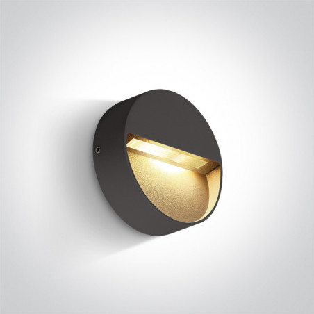 67359/AN/W kinkiet w kolorze antracyt LED 3000K 3W IP54 nieściemnialny zasilacz LED w zestawie