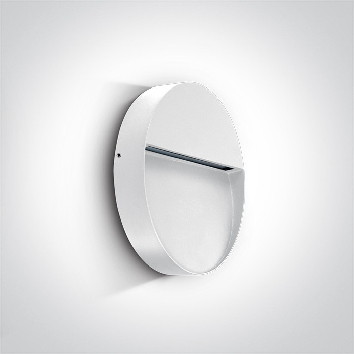 67360/W/W biały kinkiet LED 3000K 9W IP54 nieściemnialny zasilacz LED w zestawie