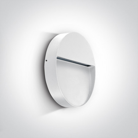 67360/W/W biały kinkiet LED 3000K 9W IP54 nieściemnialny zasilacz LED w zestawie