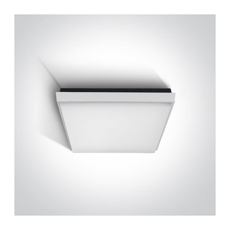 67362A/W/W biały plafon LED 3000K 20W IP54 nieściemnialny zasilacz LED w zestawie