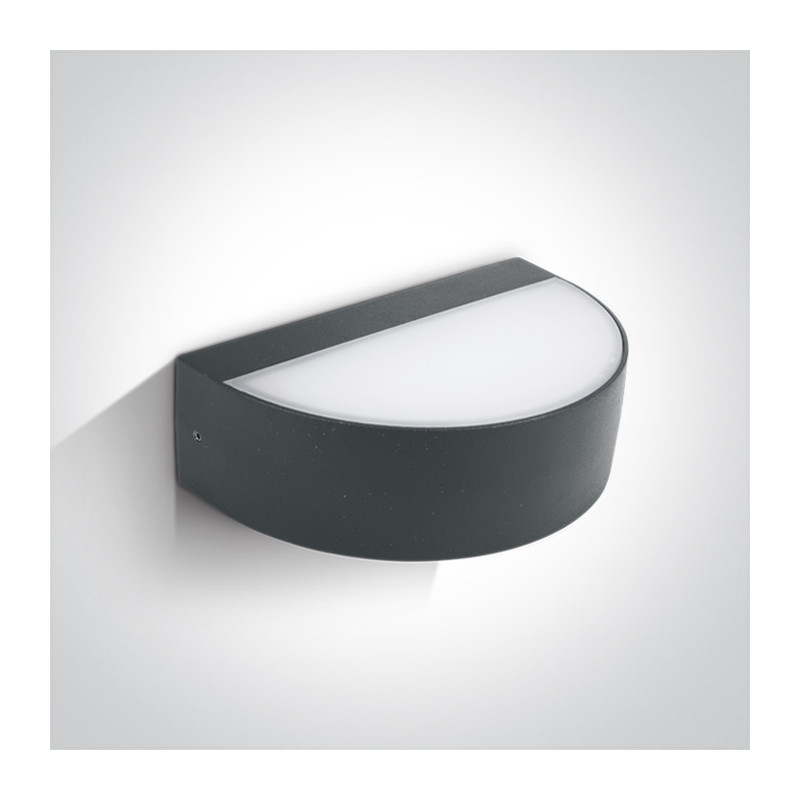 67362B/AN/W kinkiet w kolorze antracyt LED 3000K 9W IP54 nieściemnialny zasilacz LED w zestawie