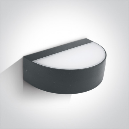 67362B/AN/W kinkiet w kolorze antracyt LED 3000K 9W IP54 nieściemnialny zasilacz LED w zestawie