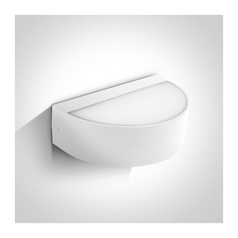 67362B/W/W biały kinkiet LED 3000K 9W IP54 nieściemnialny zasilacz LED w zestawie