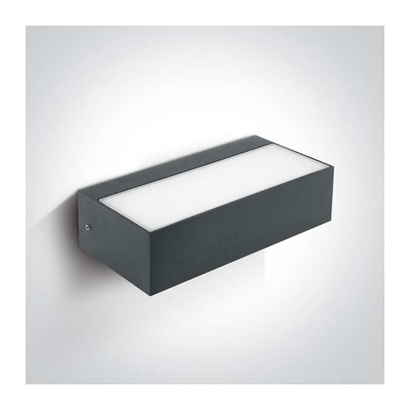 67362C/AN/W kinkiet w kolorze antracyt LED 3000K 9W IP54 nieściemnialny zasilacz LED w zestawie