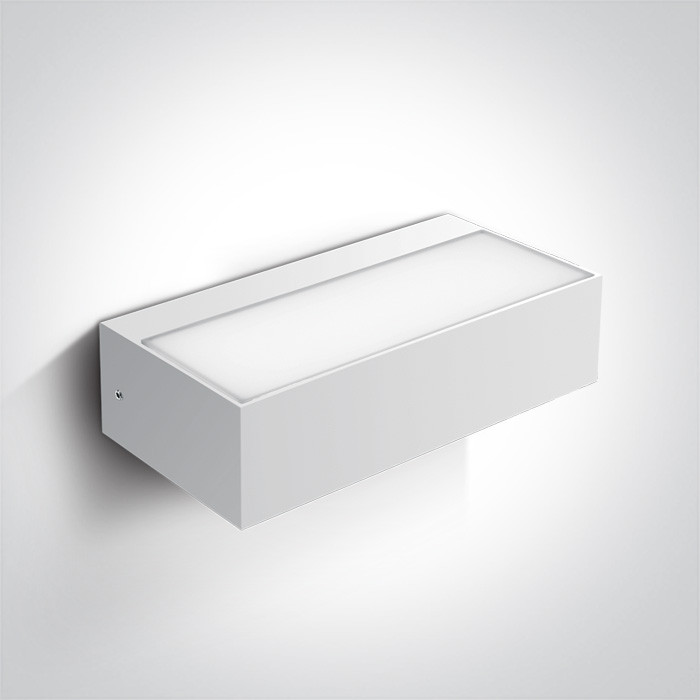 67362C/W/W biały kinkiet LED 3000K 9W IP54 nieściemnialny zasilacz LED w zestawie