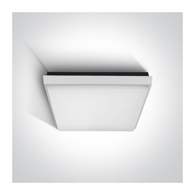 67363A/W/W biały plafon LED 3000K 30W IP54 nieściemnialny zasilacz LED w zestawie