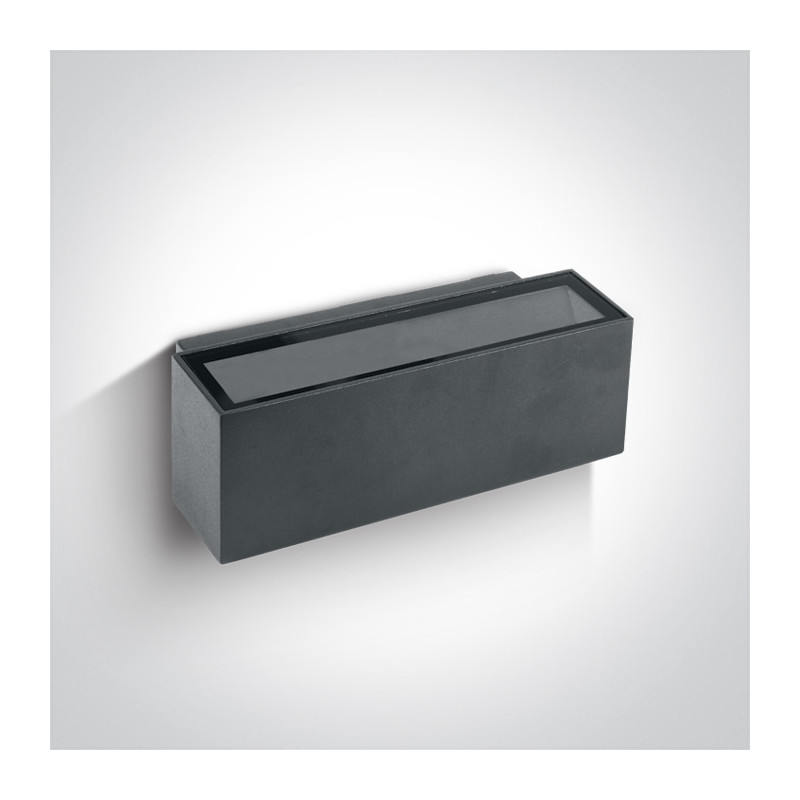 67374A/AN/W kinkiet w kolorze antracyt LED 3000K 2x6W IP54 zasilacz w zestawie