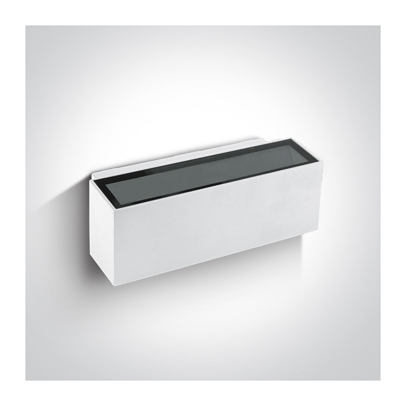 67374A/W/W biały kinkiet LED 3000K 2x6W IP54 zasilacz w zestawie