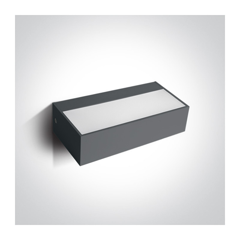 67392/AN/W kinkiet w kolorze antracyt LED 3000K 7W IP65 nieściemnialny zasilacz LED w zestawie