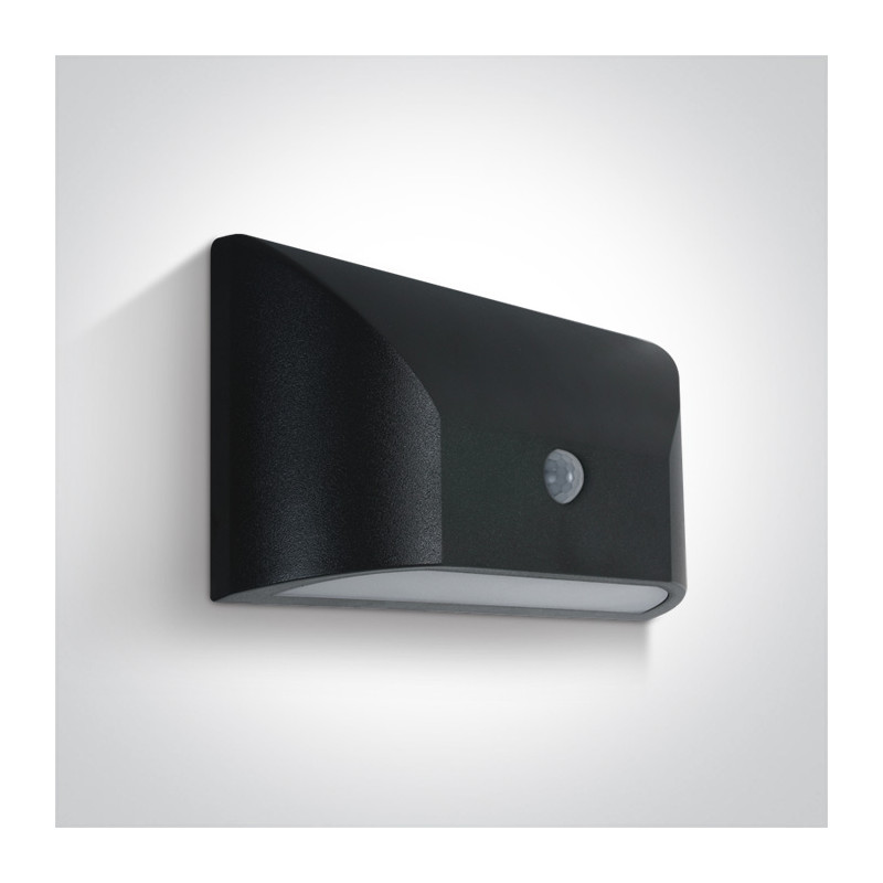 67396A/AN/W kinkiet w kolorze antracyt z czujnikiem LED 3000K 6W IP65, czas trwania: od 10 sekund do 7 minut regulowany przełącz