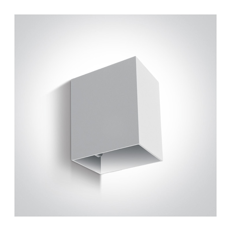 67398/W/W biały kinkiet LED 3000K 3W IP54 nieściemnialny zasilacz LED w zestawie