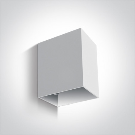 67398/W/W biały kinkiet LED 3000K 3W IP54 nieściemnialny zasilacz LED w zestawie