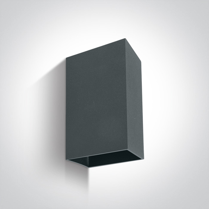 67398A/AN/W kinkiet w kolorze antracyt LED 3000K 2x3W IP54 nieściemnialny zasilacz LED w zestawie