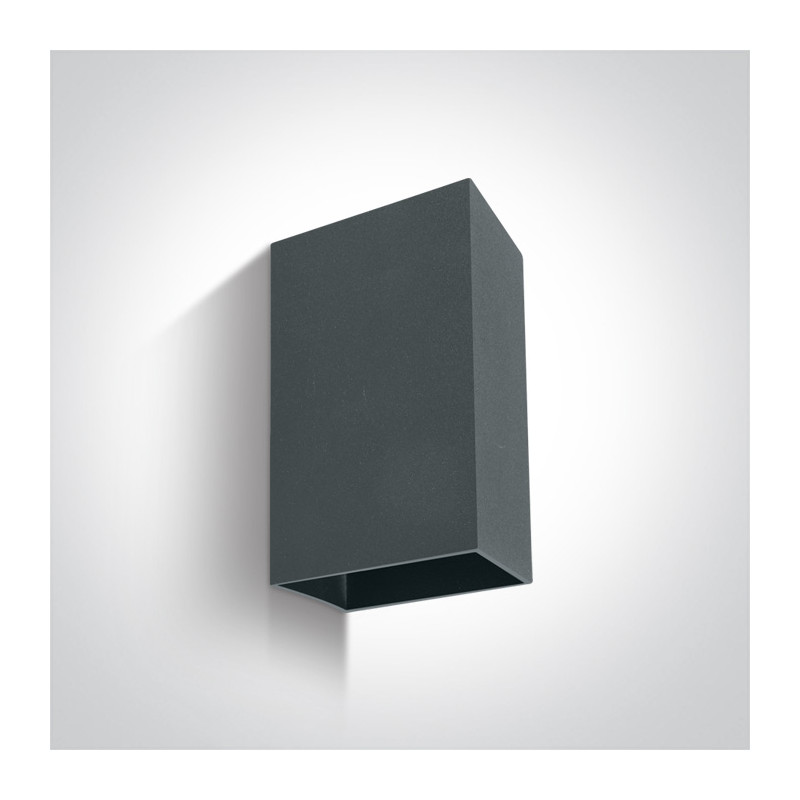 67398A/AN/W kinkiet w kolorze antracyt LED 3000K 2x3W IP54 nieściemnialny zasilacz LED w zestawie