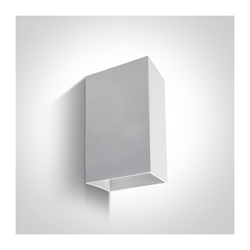 67398A/W/W biały kinkiet LED 3000K 2x3W IP54 nieściemnialny zasilacz LED w zestawie