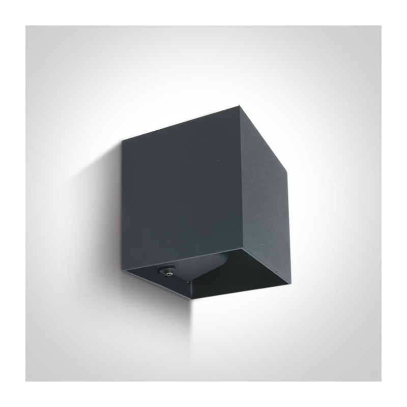 67398C/AN/W kinkiet w kolorze antracyt LED 3000K 2x3W IP54 nieściemnialny zasilacz LED w zestawie