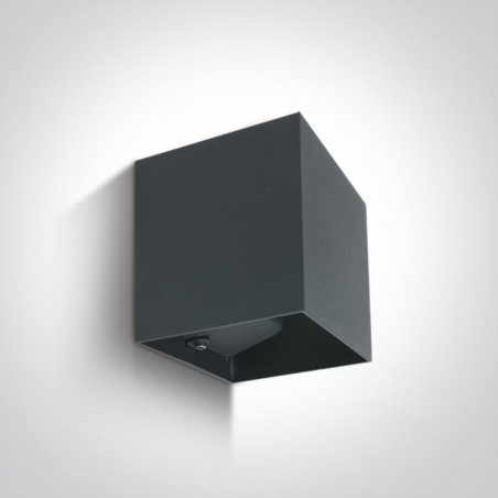 67398C/AN/W kinkiet w kolorze antracyt LED 3000K 2x3W IP54 nieściemnialny zasilacz LED w zestawie