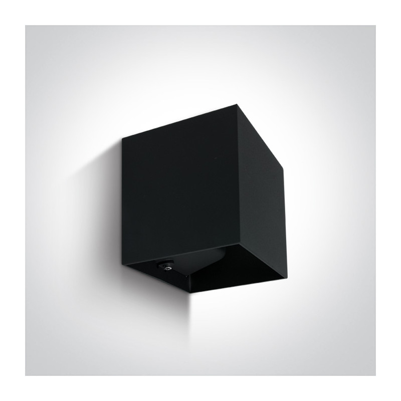 67398C/B/W czarny kinkiet LED 3000K 2x3W IP54 nieściemnialny zasilacz LED w zestawie