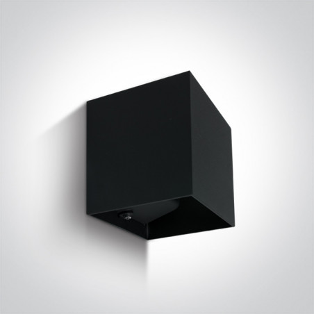 67398C/B/W czarny kinkiet LED 3000K 2x3W IP54 nieściemnialny zasilacz LED w zestawie