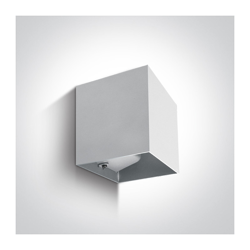 67398C/W/W biały kinkiet LED 3000K 2x3W IP54 nieściemnialny zasilacz LED w zestawie