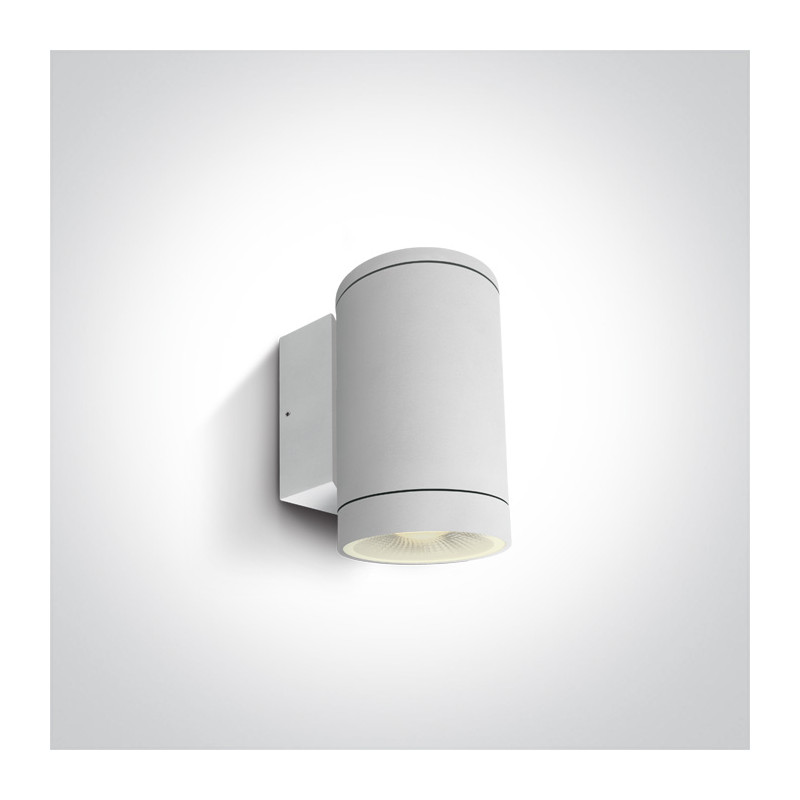 67400D/W biały zewnętrzny cylinder ścienny PAR30, E27 IP65