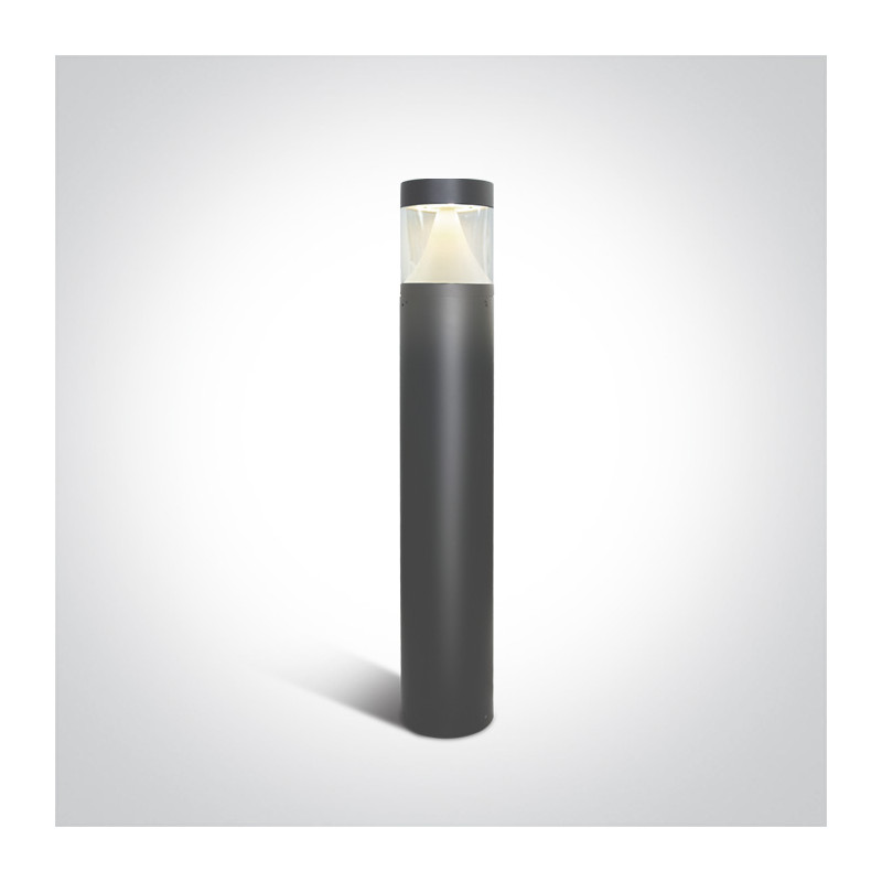 67410/AN/C  lampa ogrodowa w kolorze antracyt LED 3000K 12W IP65 nieściemnialny zasilacz LED w zestawie