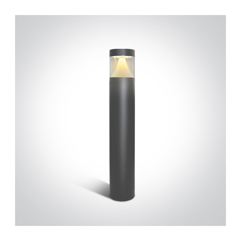 67410/AN/W lampa ogrodowa LED  w kolorze antracyt 3000K 12W IP65 nieściemnialny zasilacz LED w zestawie