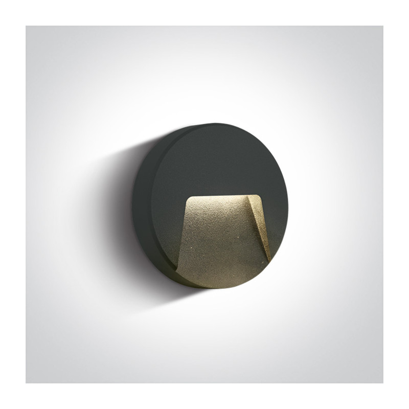 67414/AN/W zewnętrzny kinkiet w kolorze antracyt  AC LED 3000K 3W IP65