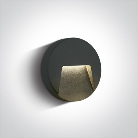 67414/AN/W zewnętrzny kinkiet w kolorze antracyt  AC LED 3000K 3W IP65