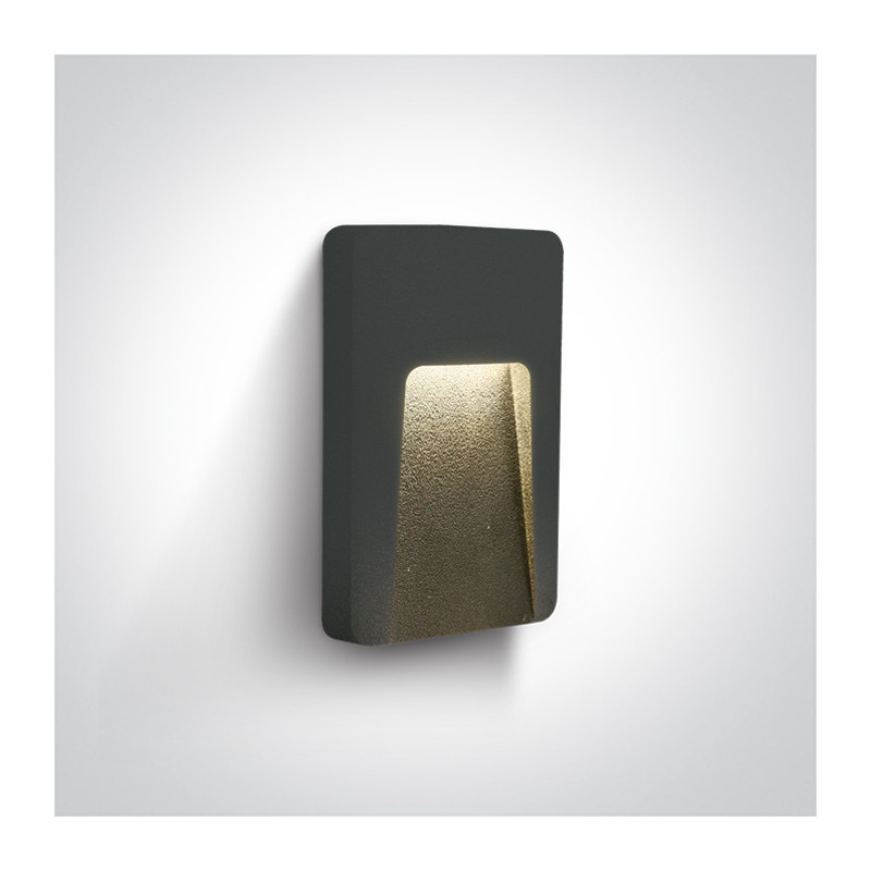 67416/AN/W zewnętrzny kinkiet w kolorze antracyt AC LED 3000K 3W IP65