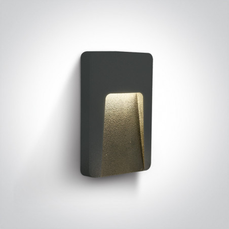 67416/AN/W zewnętrzny kinkiet w kolorze antracyt AC LED 3000K 3W IP65