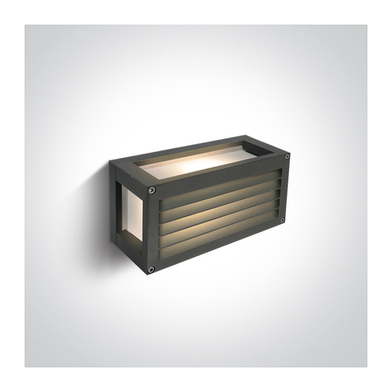 67420AL/AN/W zewnętrzny kinkiet w kolorze antracyt SMD LED  3000K 13W IP54 nieściemnialny zasilacz LED w zestawie