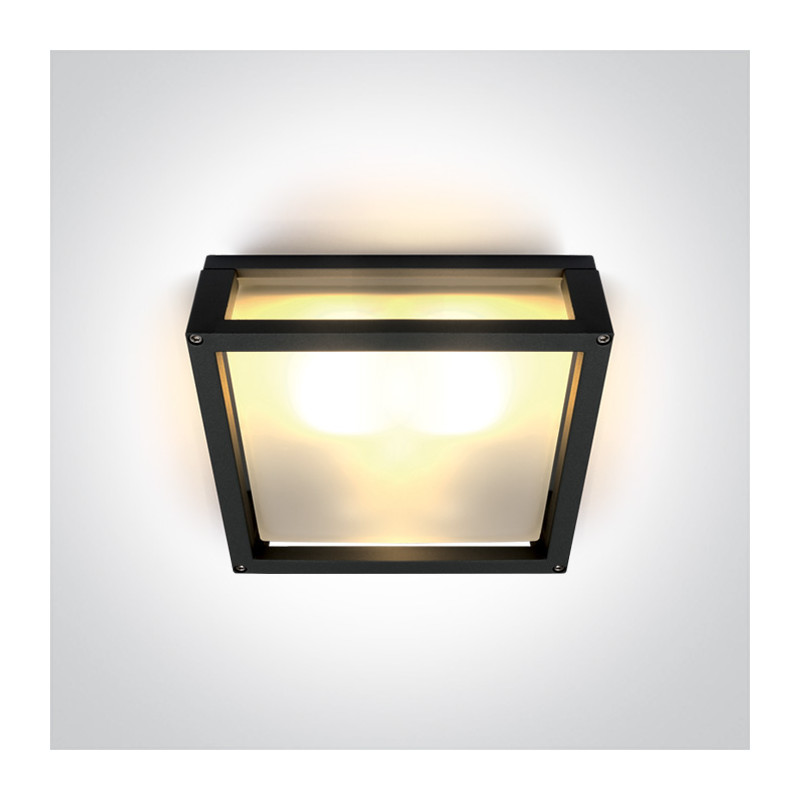 67420B/B czarny zewnętrzny kinkiet E27 2x12w IP54