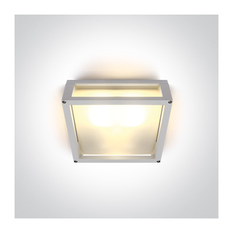 67420BL/W/W biały zewnętrzny kinkiet SMD LED  3000K 13W IP54 nieściemnialny zasilacz LED w zestawie