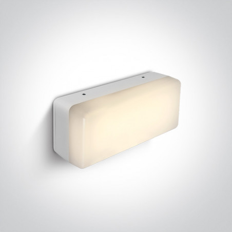 67424/W/W biała ścienna lampa LED 3000K 9W IP54 zasilacz 350mA w zestawie