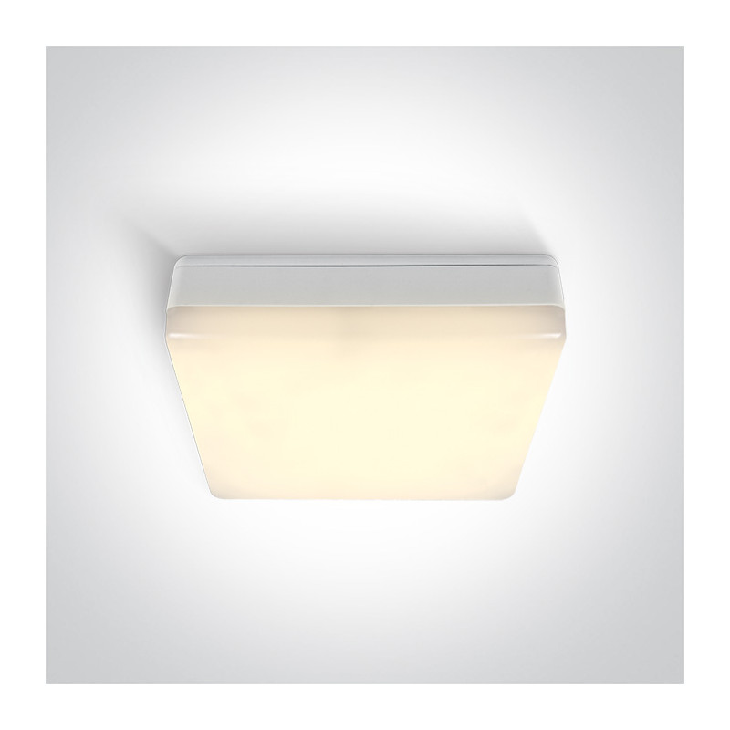 67424B/W/W biała ścienna lampa LED 3000K 15W IP54 zasilacz 500mA w zestawie