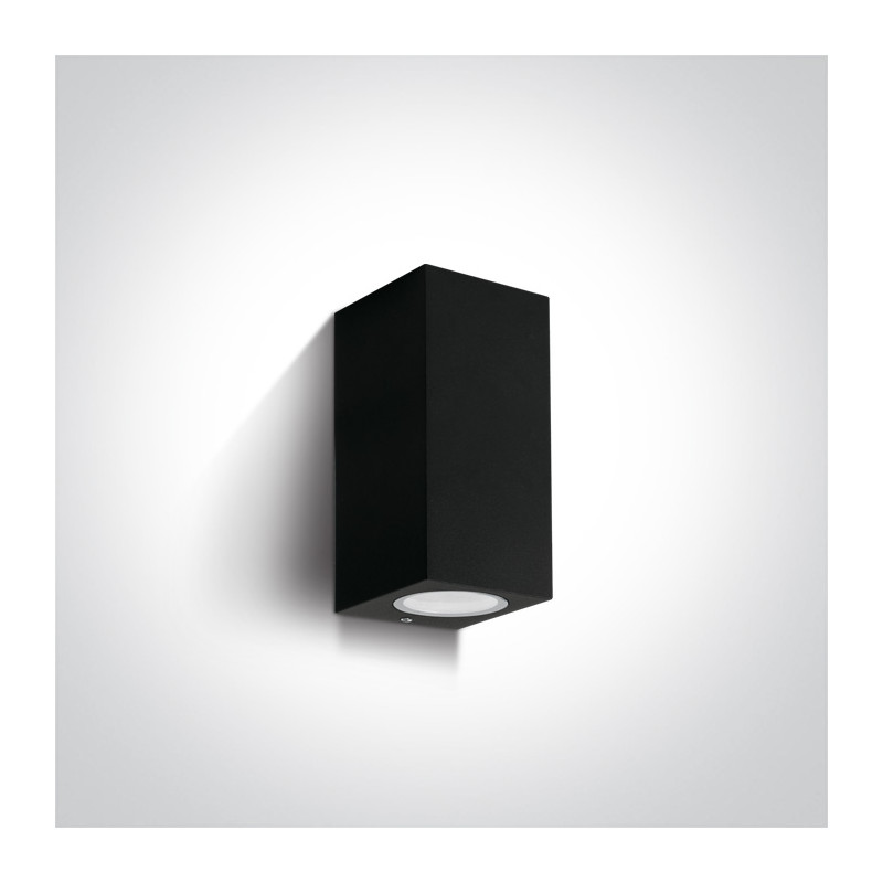 67426A/B czarny zewnętrzny kinkiet  2x7W MR16 GU10