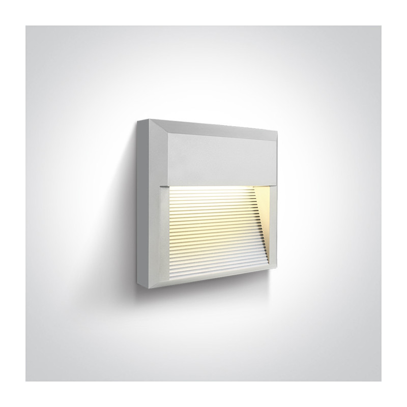 67430A/W/W biały kinkiet LED 3000K 8W IP65