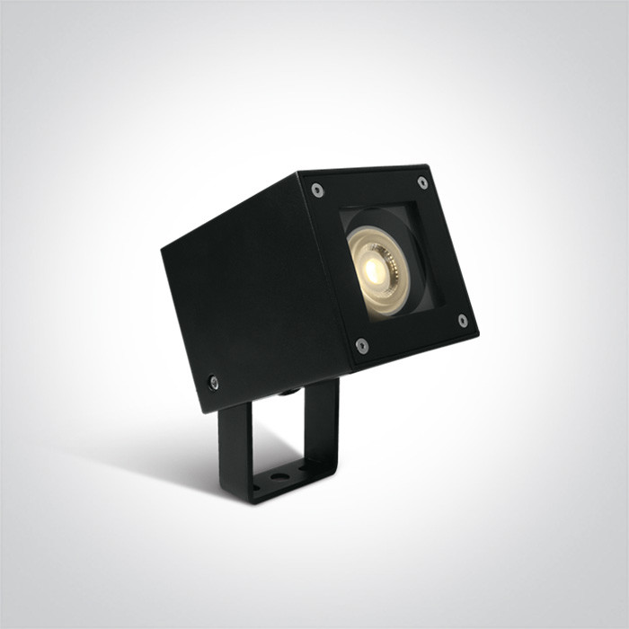 67432/B czarna lampa ogrodowa GU10 MR16 