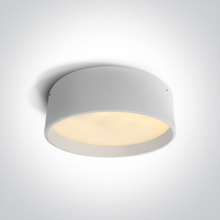 67438A/W/W biały plafon LED 3000K 45W IP44 nieściemnialny zasilacz LED w zestawie