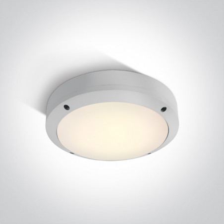 67442/W/W biały klasyczny zewnętrzny kinkiet LED 3000K 10W  IP54, AC LED