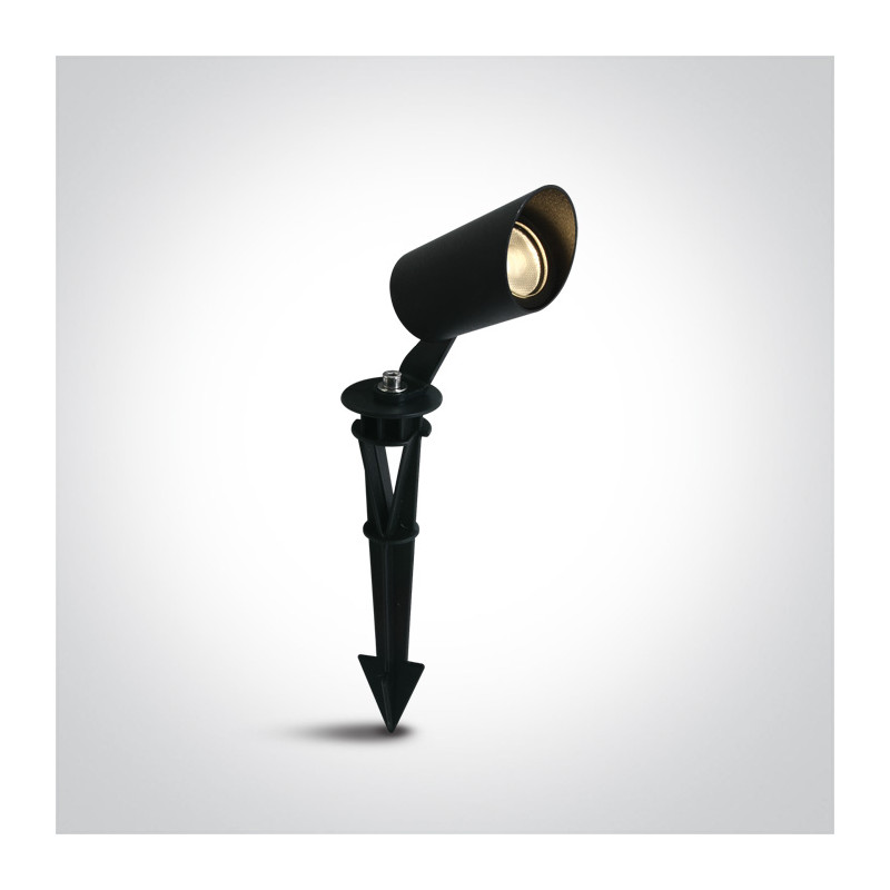 67456/B/W czarna lampa ogrodowa LED 3000K 3W IP67 350mA, kolec w zestawie wymagany zasilacz 350mA