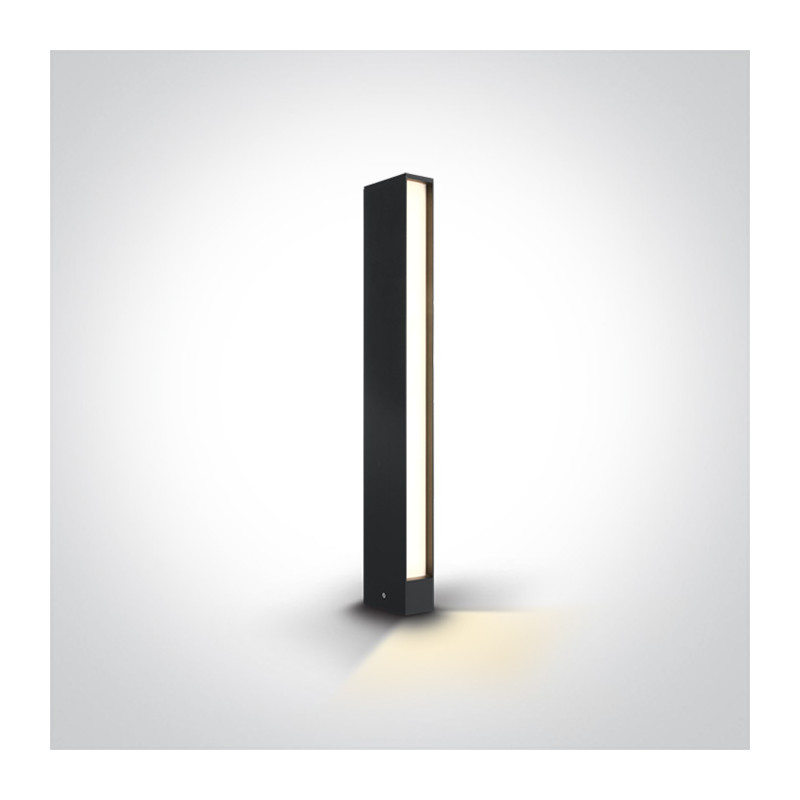 67460A/AN/W lampa ogrodowa w kolorze antracyt LED 3000K 8W IP54 nieściemnialny zasilacz LED w zestawie