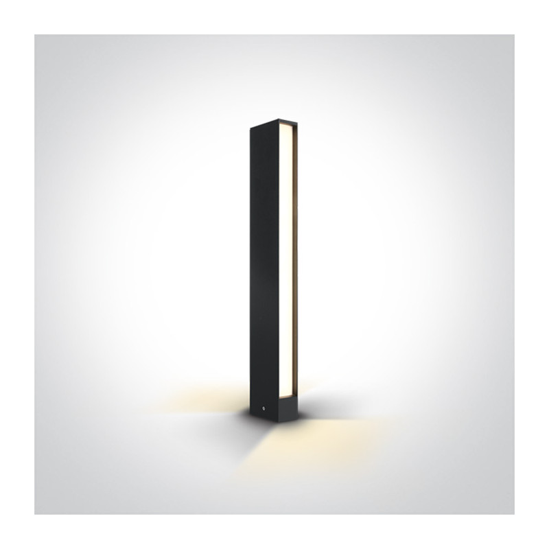 67460B/AN/W lampa ogrodowa w kolorze antracyt LED 3000K 2x6W IP54 nieściemnialny zasilacz LED w zestawie