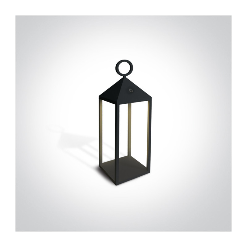 67462/B/W akumulatorowa czarna lampa ogrodowa 3000K IP54 czas ładowania 5-7 godzin czas
pracy 9 godzin