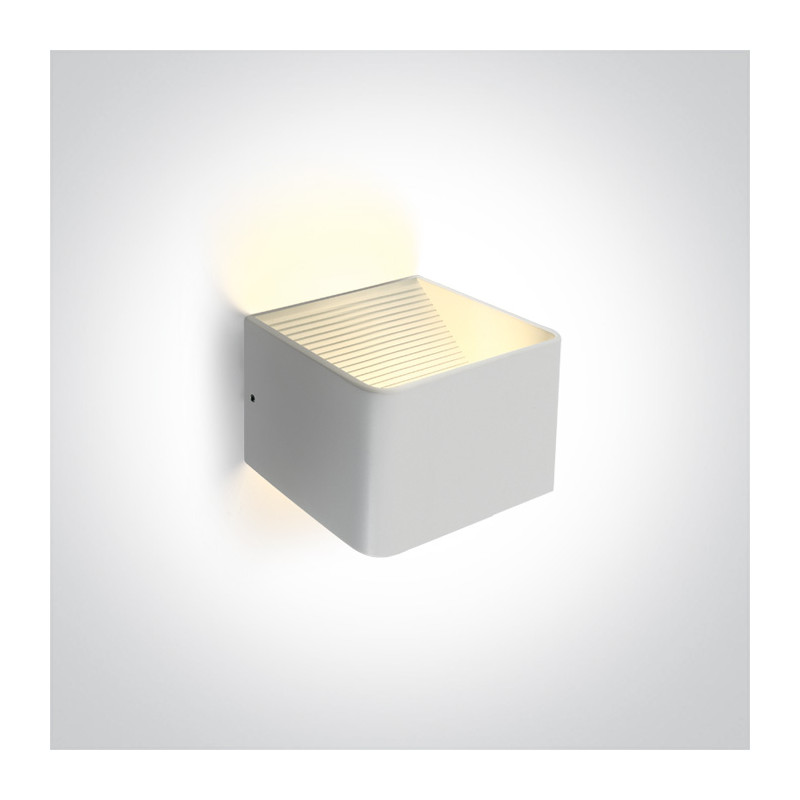 67466A/W/W biała lampa ścienna LED 3000K 6W  zasilacz 300mA w zestawie