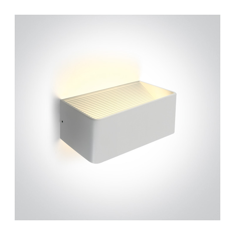 67466B/W/W biała lampa ścienna LED 3000K 6W  zasilacz 300mA w zestawie