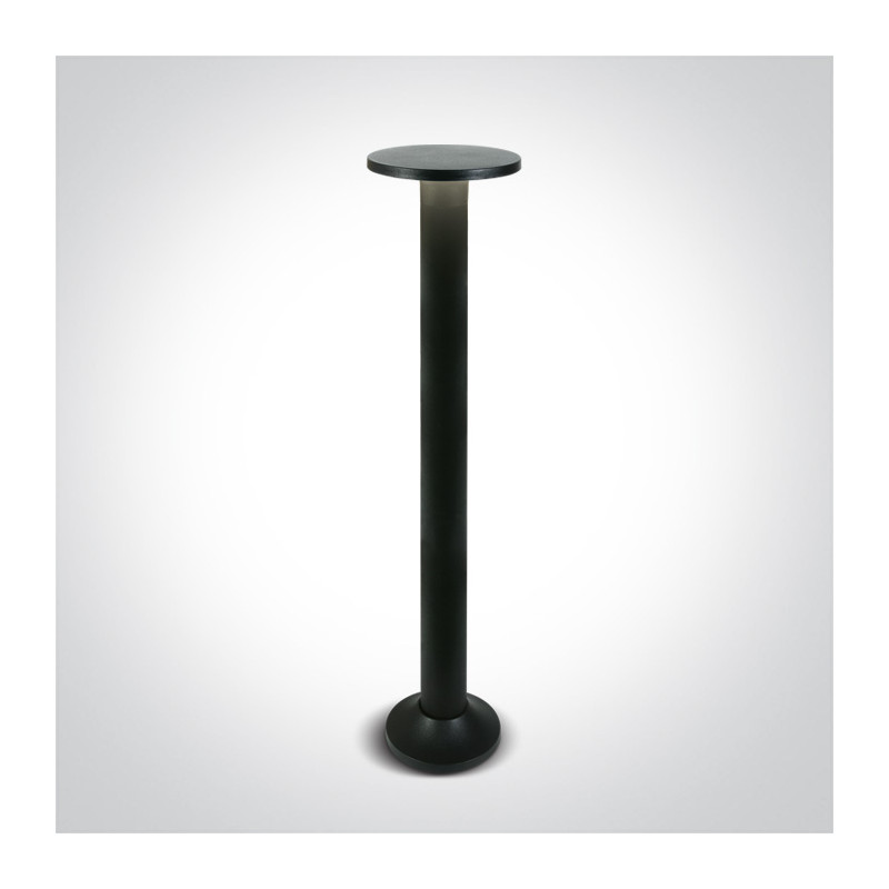 67490A/B/W czarny słupek ogrodowy LED 3000K IP54 80cm 6,5W 230V zasilacz 300mA w zestawie 